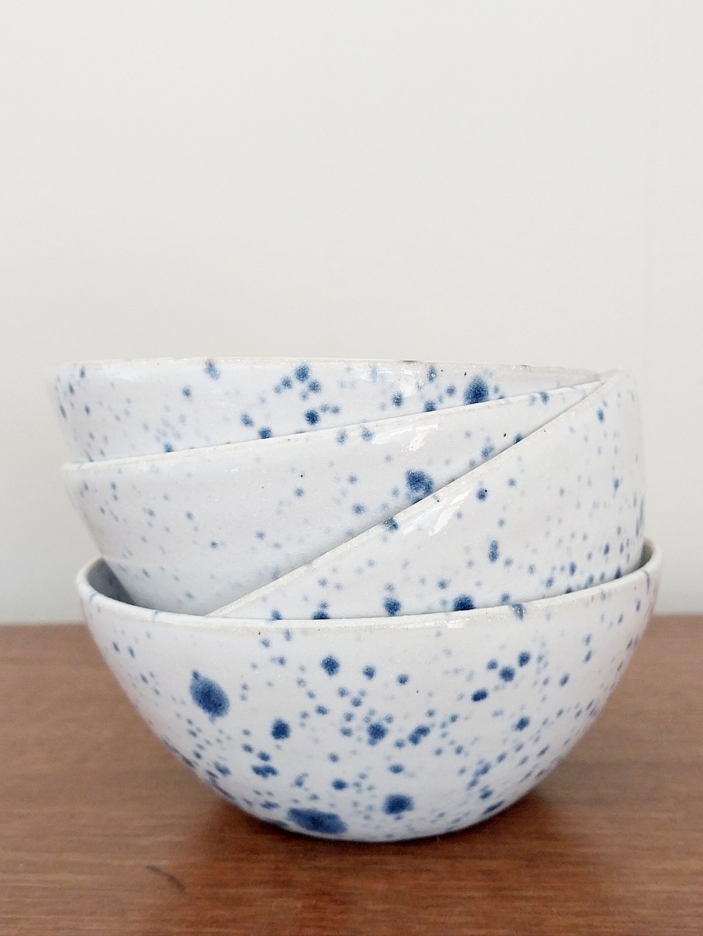 Set Of 4 Seagrove Pottery Prep Bowls